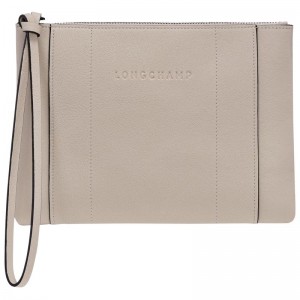 Men Longchamp 3D Pouch Brown | Ireland-421XHEDBK