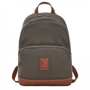 Men Longchamp Boxford Backpack Brown | Ireland-267JKBTPF