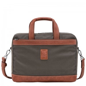 Men Longchamp Boxford L Briefcase Brown | Ireland-310FJWEPT