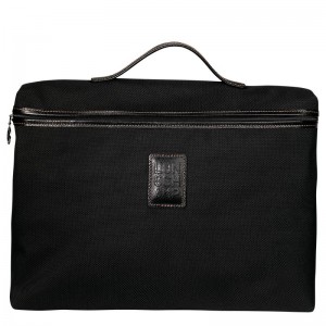 Men Longchamp Boxford S Briefcase Black | Ireland-683SMYHNG