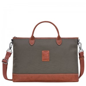 Men Longchamp Boxford S Briefcase Brown | Ireland-471IWDPKS