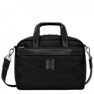 Men Longchamp Boxford S Travel Bag Black | Ireland-746YAQLWP