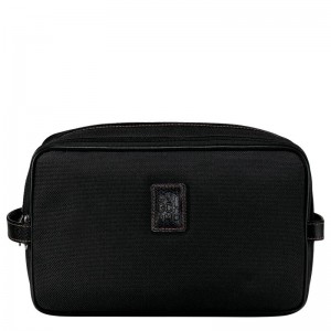 Men Longchamp Boxford Toiletry Bags Black | Ireland-983KODINL