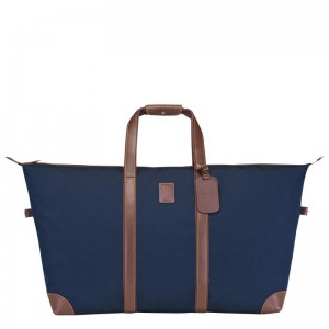 Men Longchamp Boxford Xl Travel Bag Blue | Ireland-720QLCEPM