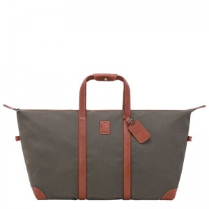 Men Longchamp Boxford Xl Travel Bag Brown | Ireland-915OQBYLV