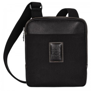 Men Longchamp Boxford Xs Crossbody Bag Black | Ireland-906THWCNS
