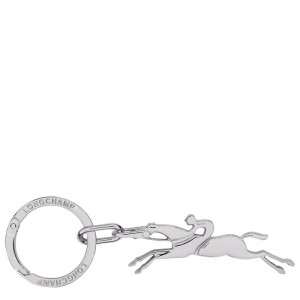 Men Longchamp Cavalier Key Rings Silver | Ireland-053ZLWVPE
