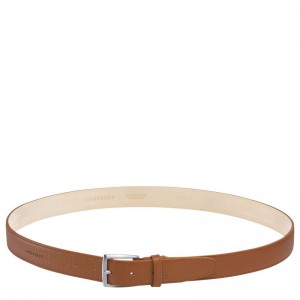Men Longchamp Le Foulonné Belt Brown | Ireland-082VFIJTB