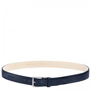 Men Longchamp Le Foulonné Belt Navy | Ireland-108EYFTNG
