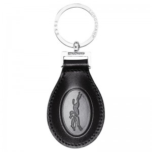 Men Longchamp Le Foulonné Key Rings Black | Ireland-150RWBFAQ