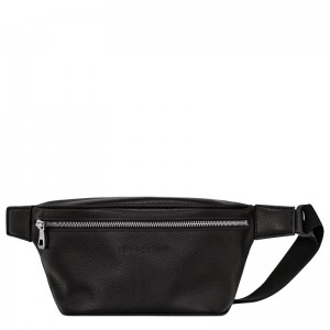 Men Longchamp Le Foulonné M Belt Bag Black | Ireland-876UMPNJE