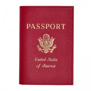 Men Longchamp Le Foulonné Passport Holder Red | Ireland-608NCMFRQ