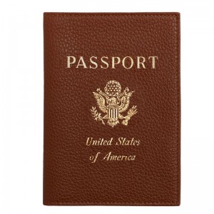 Men Longchamp Le Foulonné Passport Holder Brown | Ireland-980OAQCUK