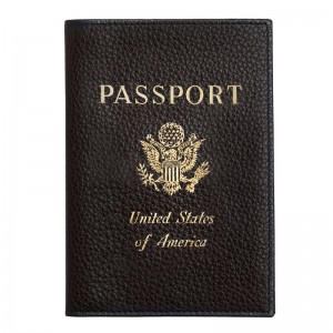 Men Longchamp Le Foulonné Passport Holder Black | Ireland-134AWJECR