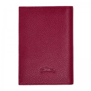 Men Longchamp Le Foulonné Passport Holder Fuchsia | Ireland-631OPIBCA