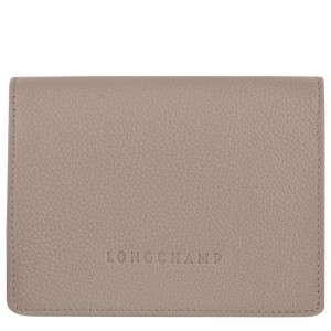 Men Longchamp Le Foulonné Wallet Beige | Ireland-108VBCYJP