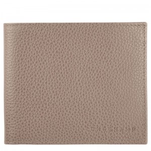 Men Longchamp Le Foulonné Wallet Beige | Ireland-719KRDUIG