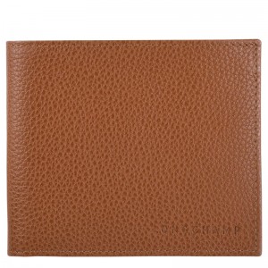 Men Longchamp Le Foulonné Wallet Brown | Ireland-925KJTOBG