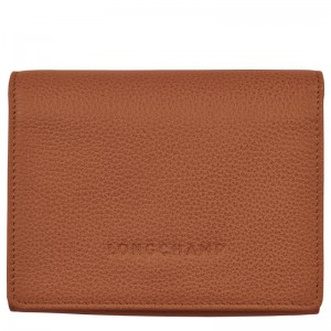 Men Longchamp Le Foulonné Wallet Brown | Ireland-417JXZCTH