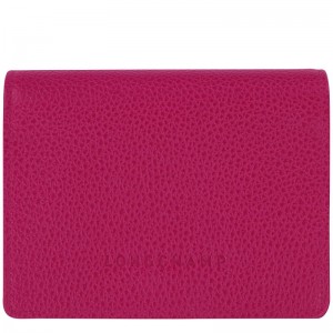Men Longchamp Le Foulonné Wallet Fuchsia | Ireland-794JUHBGC