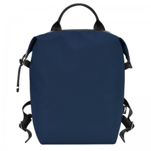 Men Longchamp Le Pliage Energy L Backpack Navy | Ireland-469BJOKHA