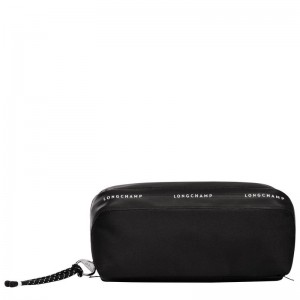 Men Longchamp Le Pliage Energy Pouch Black | Ireland-069YCNSLU