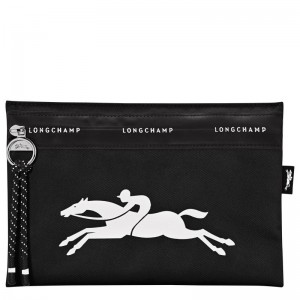 Men Longchamp Le Pliage Energy Pouch Black | Ireland-650HPJMXB
