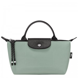 Men Longchamp Le Pliage Energy Pouch Blue Green | Ireland-384YAFSRM