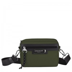 Men Longchamp Le Pliage Energy S Camera Crossbody Bag Khaki | Ireland-219YLRWNB