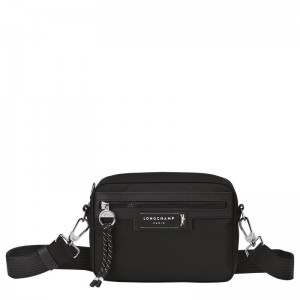 Men Longchamp Le Pliage Energy S Camera Crossbody Bag Black | Ireland-695KXIPNB
