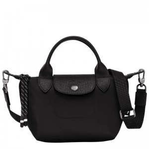 Men Longchamp Le Pliage Energy Xs Handbag Black | Ireland-523MYKETA