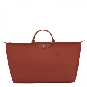 Men Longchamp Le Pliage Green Xl Travel Bag Brown | Ireland-279JKZQYR