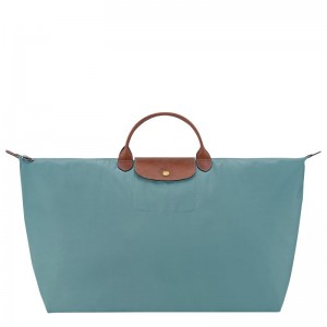 Men Longchamp Le Pliage Original Xl Travel Bag Blue | Ireland-548KXLJMQ