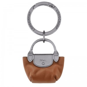 Men Longchamp Le Pliage Xtra Key Rings Brown | Ireland-069NJABZG