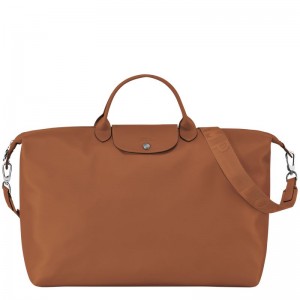 Men Longchamp Le Pliage Xtra L Travel Bag Brown | Ireland-578UFEBLG