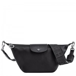 Men Longchamp Le Pliage Xtra Xs Crossbody Bag Black | Ireland-694GPUEWN
