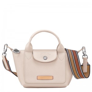 Men Longchamp Le Pliage Xtra Xs Handbag Beige | Ireland-603QUJFIK