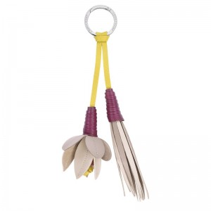 Men Longchamp Re-play Porte-clés Key Rings Beige | Ireland-914IHVPAF