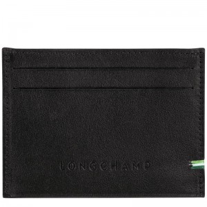 Men Longchamp Sur Seine Card Holder Black | Ireland-594OPBRCQ