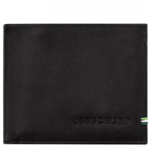 Men Longchamp Sur Seine Wallet Black | Ireland-286LHWFIP