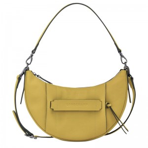 Women Longchamp 3D S Crossbody Bag Yellow | Ireland-471JKDZSL