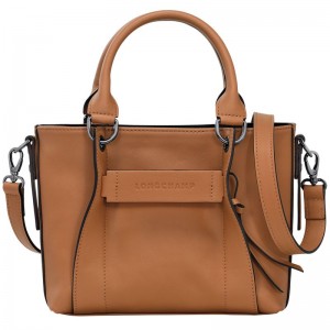 Women Longchamp 3D S Handbag Beige | Ireland-958WFBUNS