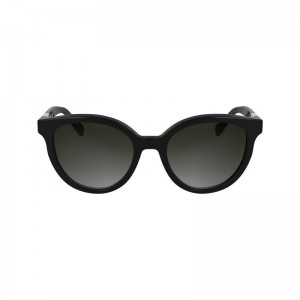 Women Longchamp Acetate Sunglasses Black | Ireland-197FNYABU
