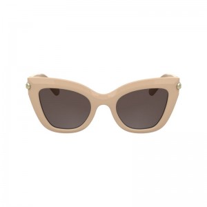 Women Longchamp Acetate Sunglasses Pink | Ireland-893XWVSPH