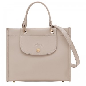Women Longchamp Cabas S Handbag Beige | Ireland-938PMFCOG