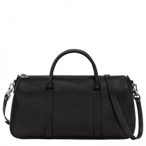 Women Longchamp Daylong L Handbag Black | Ireland-354WCYITU