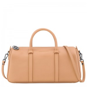 Women Longchamp Daylong M Handbag Brown | Ireland-980VRYSDX