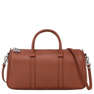 Women Longchamp Daylong M Handbag Brown | Ireland-286FAYUDH