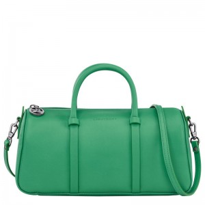 Women Longchamp Daylong M Handbag Green | Ireland-648JVAWBG