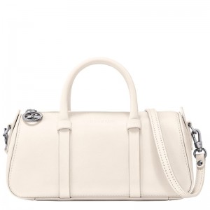 Women Longchamp Daylong S Handbag Cream | Ireland-937HRIYSG